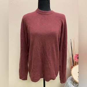 DKNY Cashmere Maroon Sweater sz S